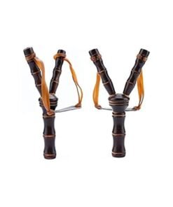 Wooden Gulel Toys Gulail/Gulair Strength Slingshot (Brown, Set of 2)