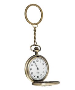 Gandhi Style Premium Vintage Analog Antique Pocket Watch Key Chain Gift